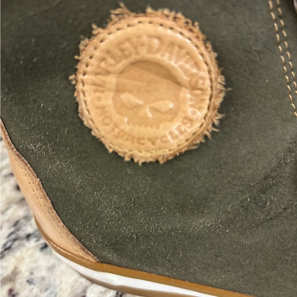 HARLEY-DAVIDSON FOOTWEAR Men's Filkens Sneaker Olive Size 10 M - Picture 9 of 10